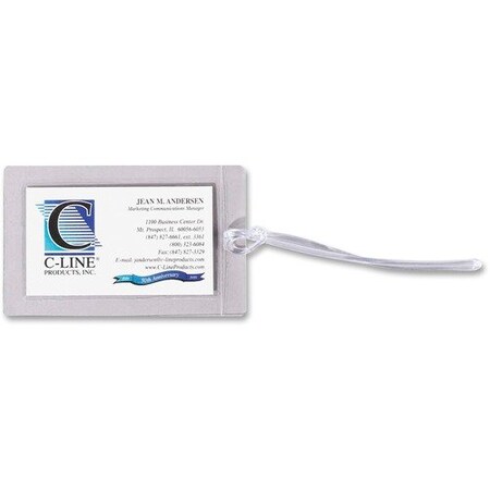 C-Line Products CUSTOM LAMINATED LUGGAGE TAGS, NO HEAT RE, 10PK CLI65107